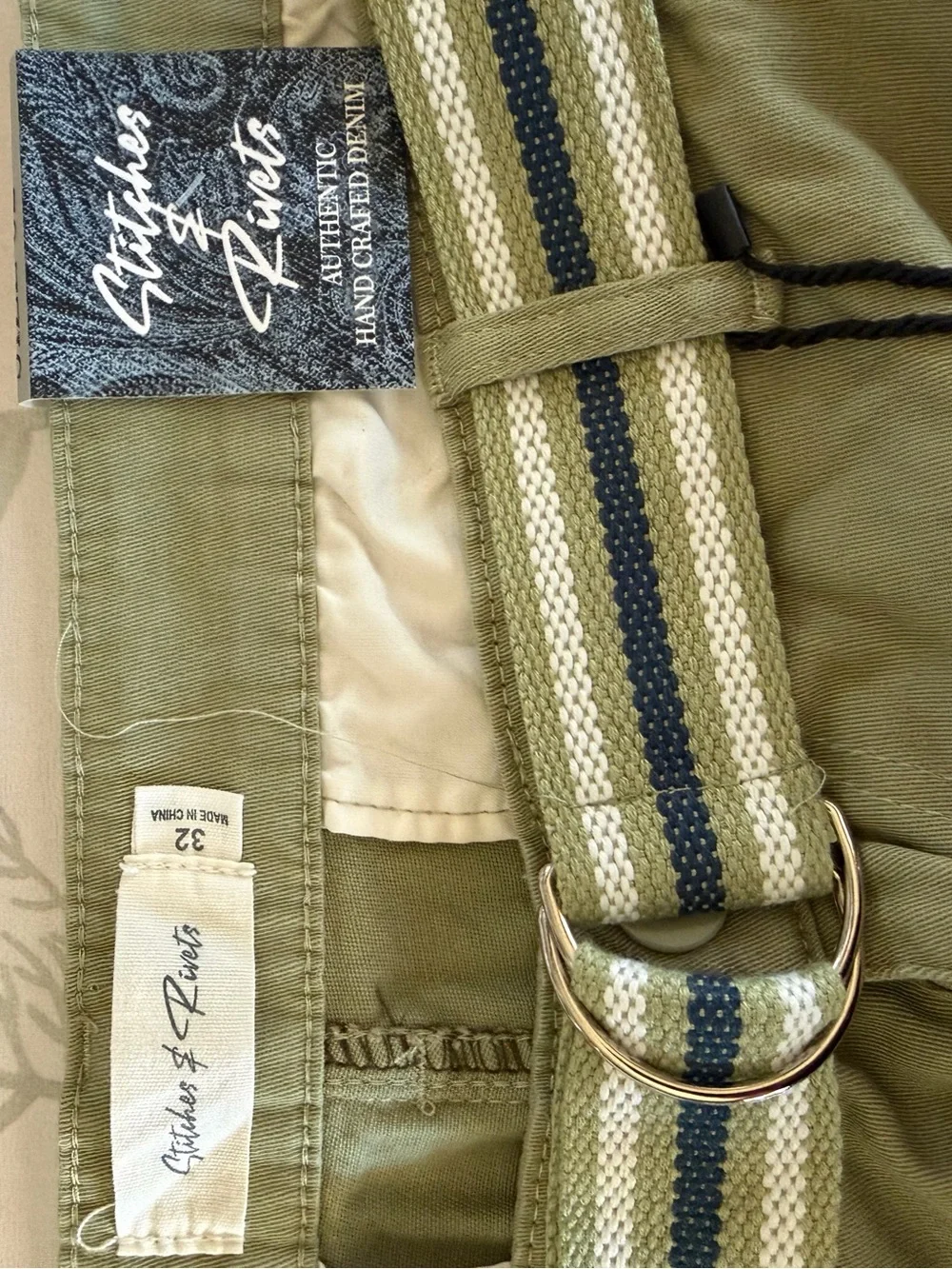 Stitches &Rivets Stretch Twill Casual Shorts (183)